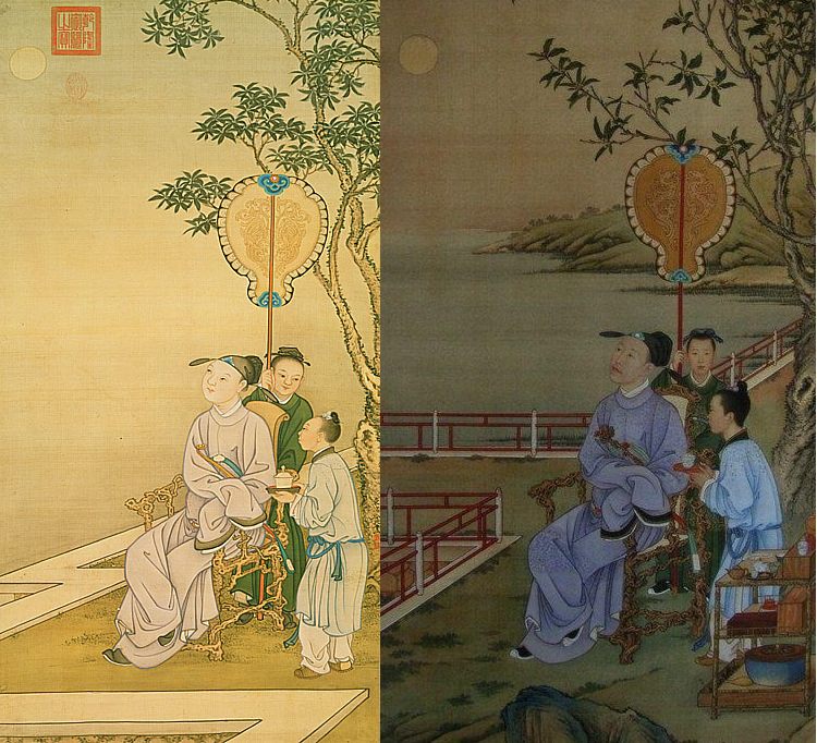 Qianlong Emperor - Mid-Autumn Festival Painting